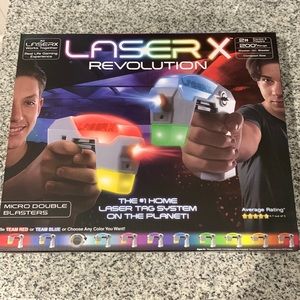 Laser X Revolution Micro Double Blaster. Laser Tag Blaster. For 2 player. New!